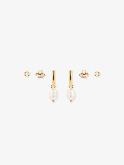 Venus Gold Stacker Earring Set