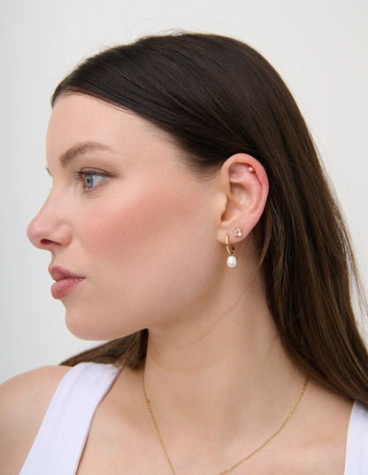 Venus Gold Stacker Earring Set