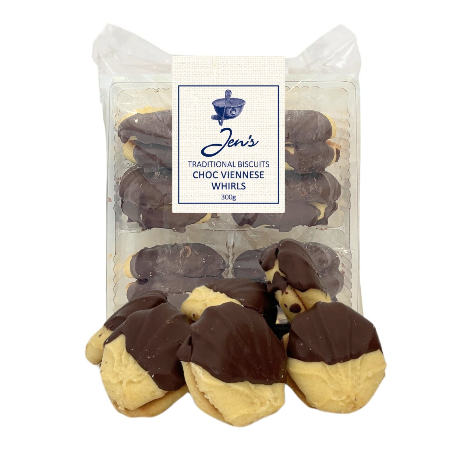 Jens Choc Viennese Whirls 300g
