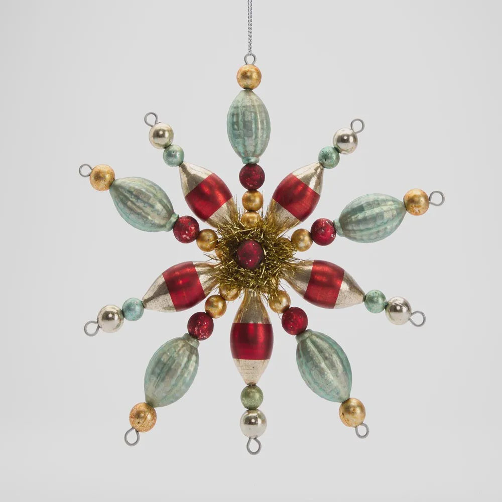 Vintage Bauble Star Hanging Decoration