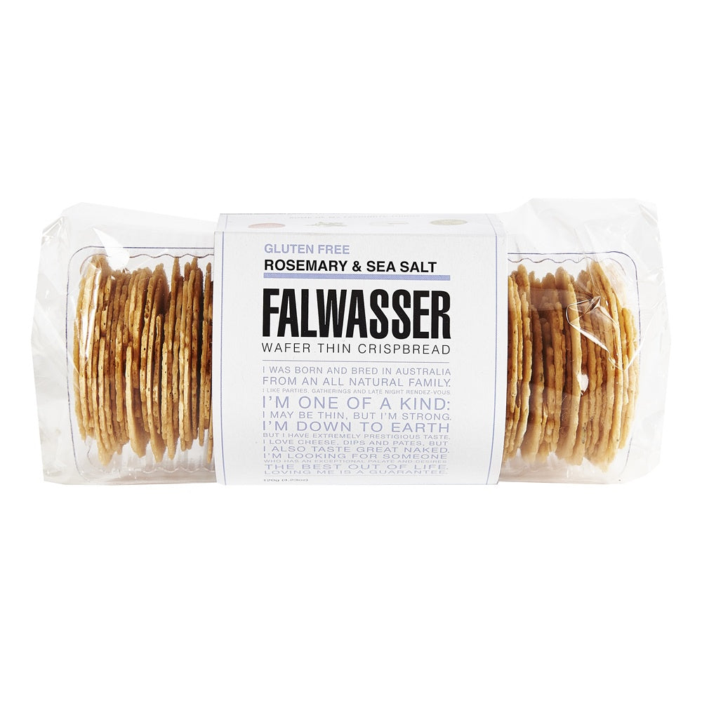 Rosemary &amp; Sea Salt Wafer Crackers 120g