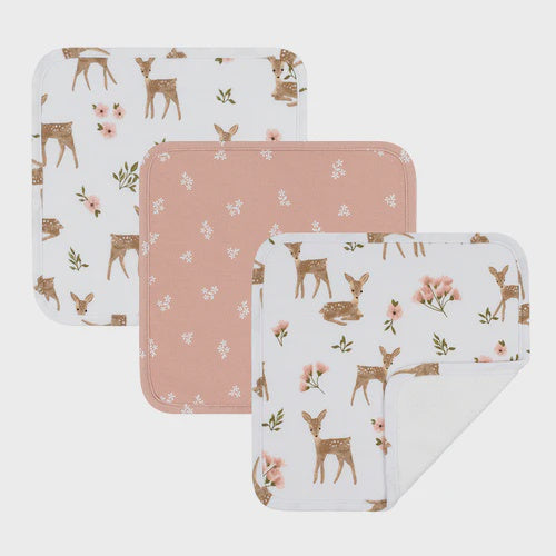 3 Pack Jersey Wash Cloth - Sophia Garden