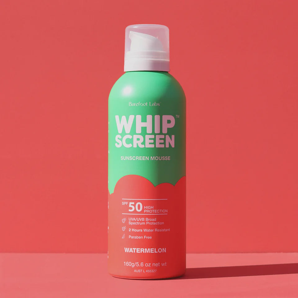 WhipScreen SPF50 Sunscreen Mousse - Watermelon