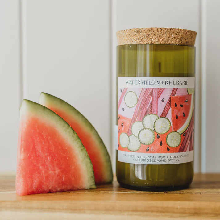 Watermelon + Rhubarb Coco Soy Candle