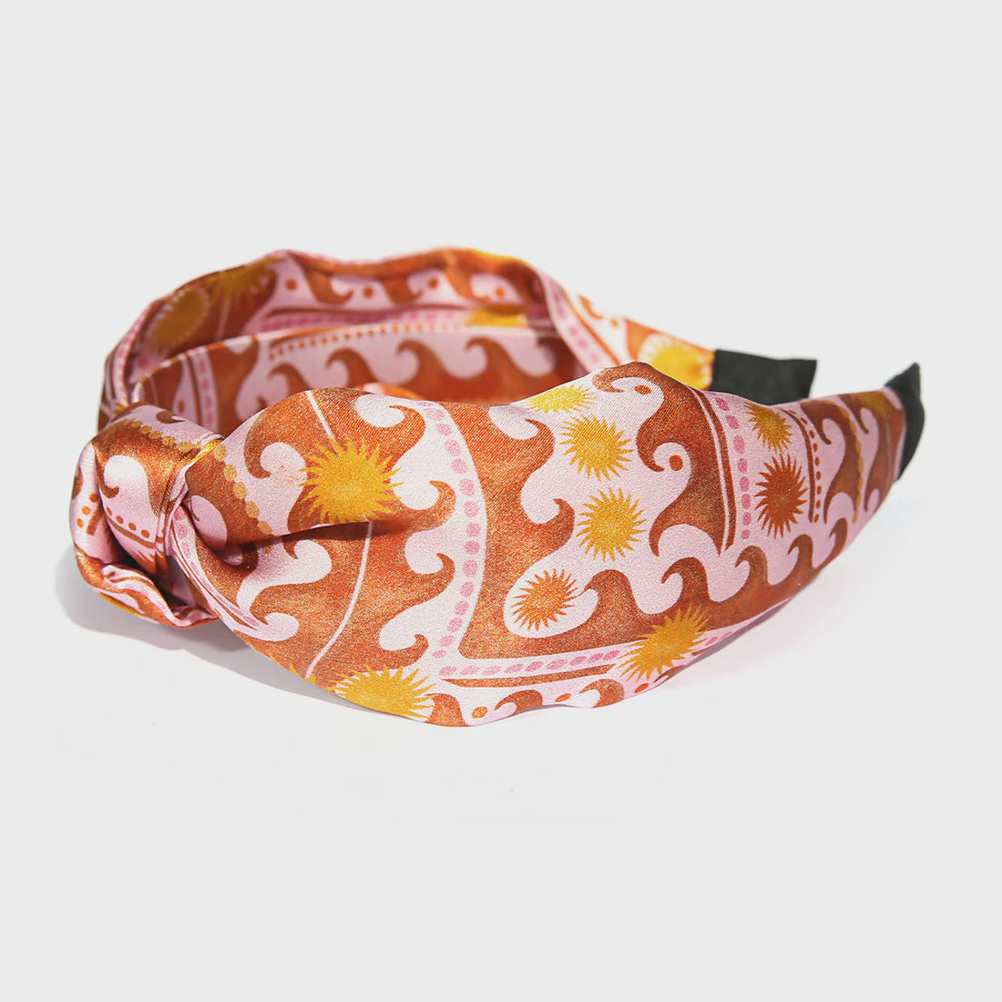 Waves 100% Silk Knot Headband