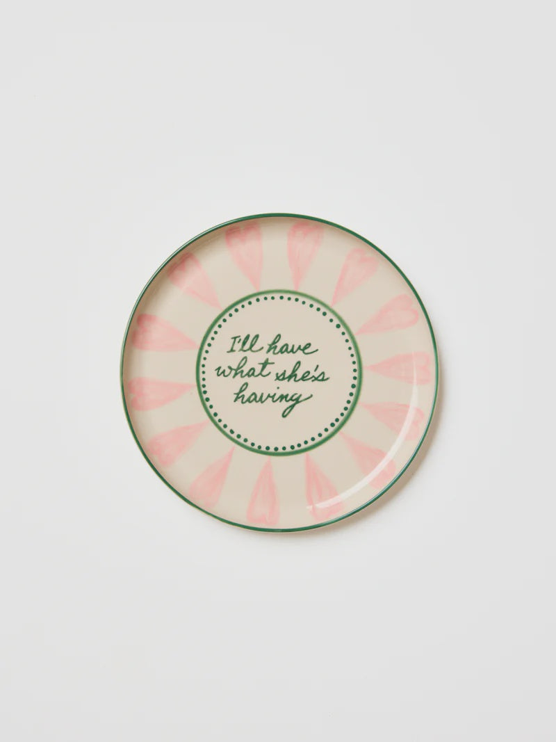 Love Notes Plate - What She&