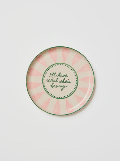 Love Notes Plate - What She&
