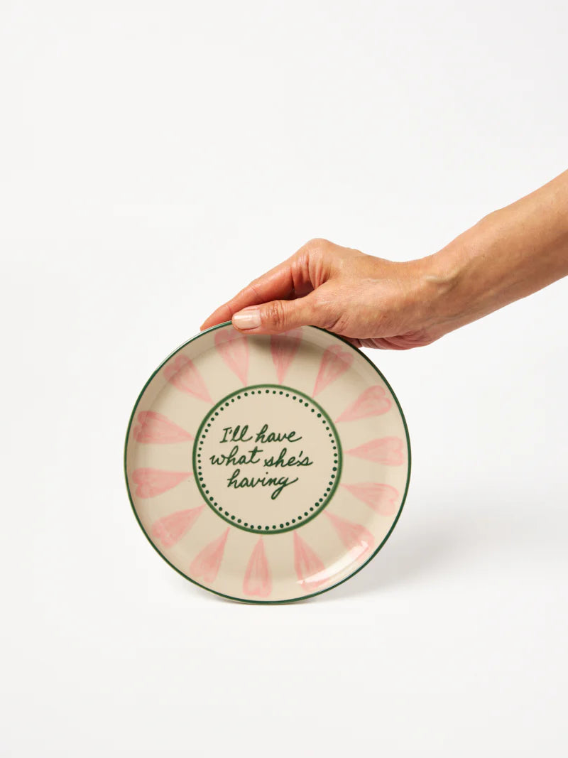 Love Notes Plate - What She&