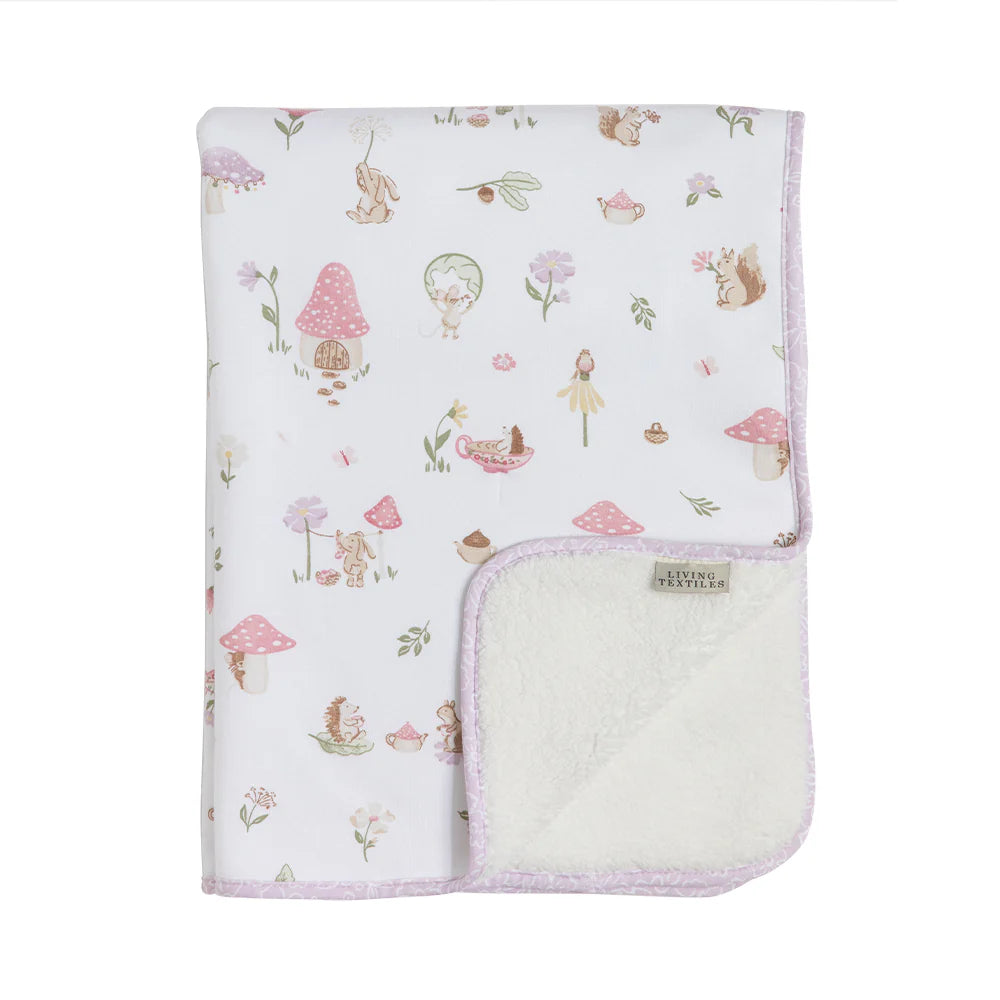 Jersey Sherpa Blanket - Whimsical Wonderland