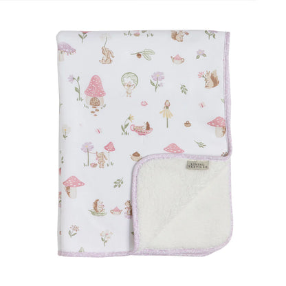 Jersey Sherpa Blanket - Whimsical Wonderland