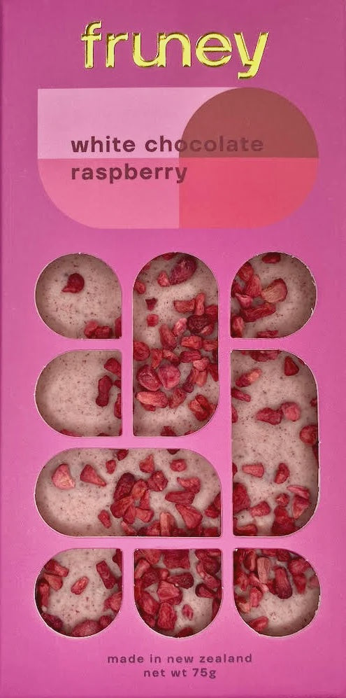 White Chocolate Raspberry Bar 75g