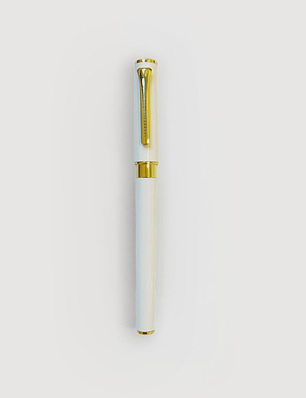 White Executive Gel Ink Pen