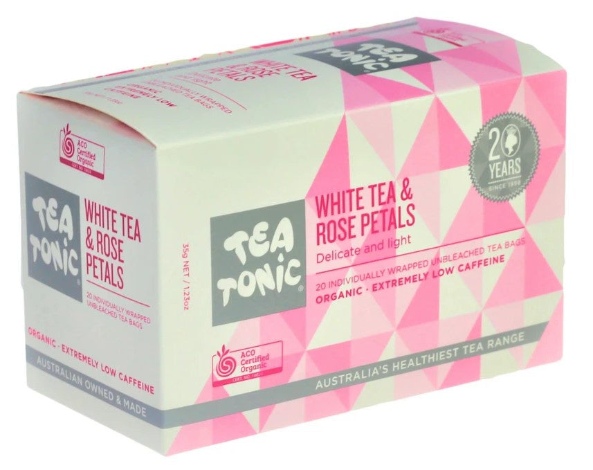 White Tea &amp; Rose Petals - 20 Teabags