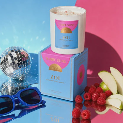 ZOI - Celebration | Raspberry Apple Martini Crystal Candle