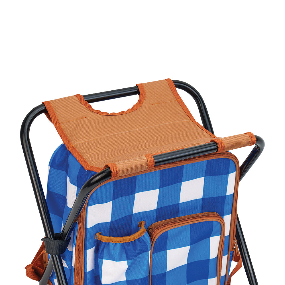 Picnic Cooler Chair - Cobalt Check