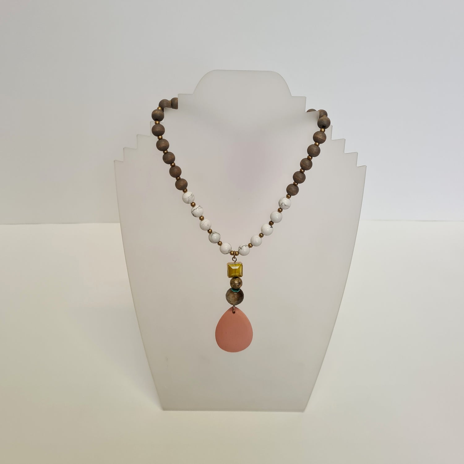 Zoda Pink Charm Necklace