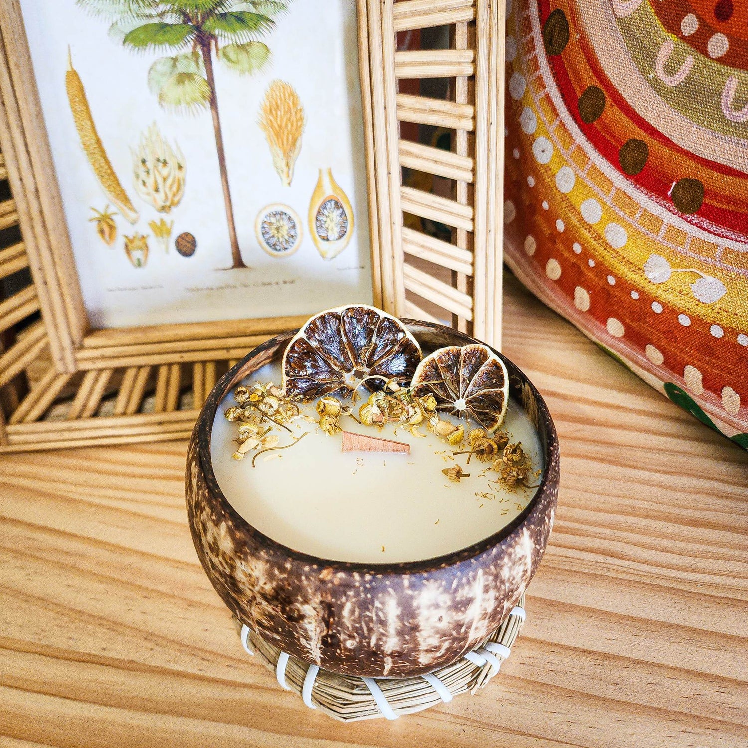 Coconut Shell Candle - Pina Colada