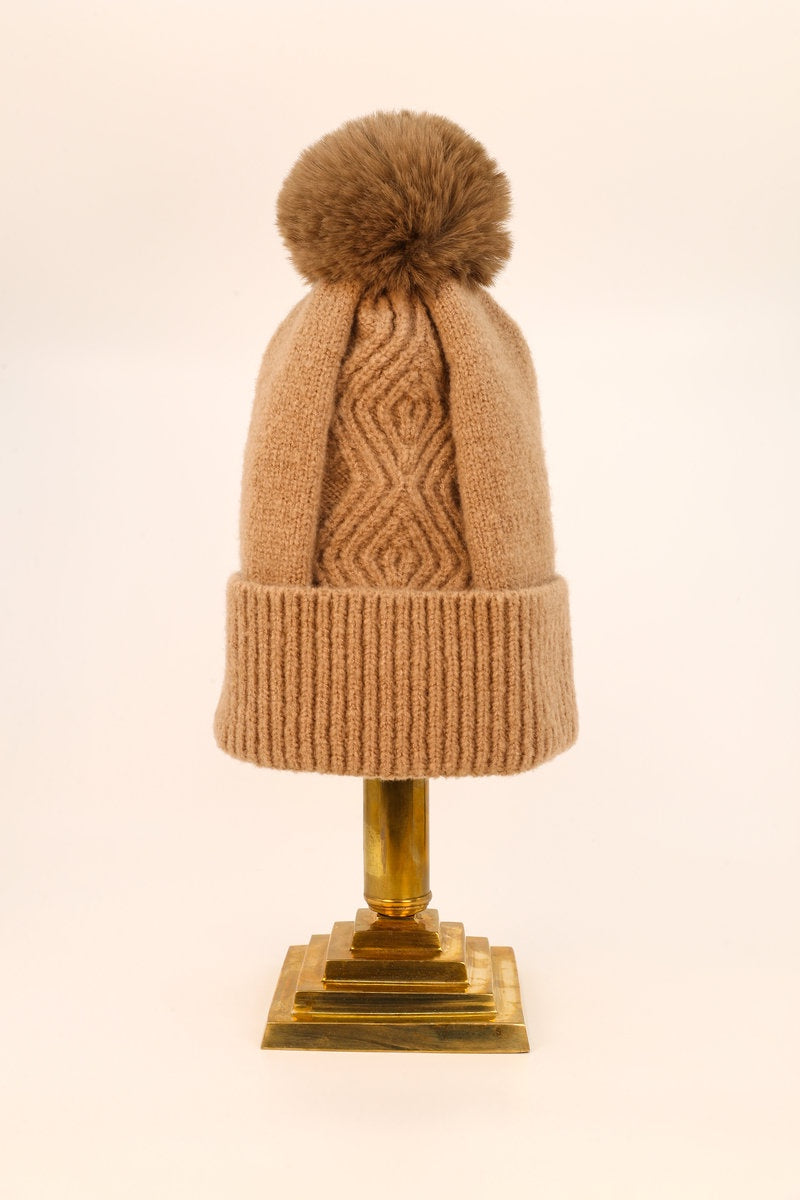 Ingrid Bobble Hat - Oatmeal