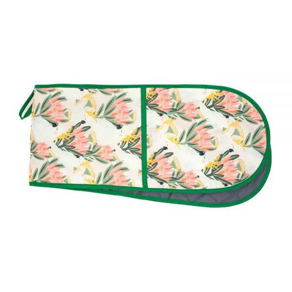 Annabel Trends Cockatoo Peach Double Oven Mitt
