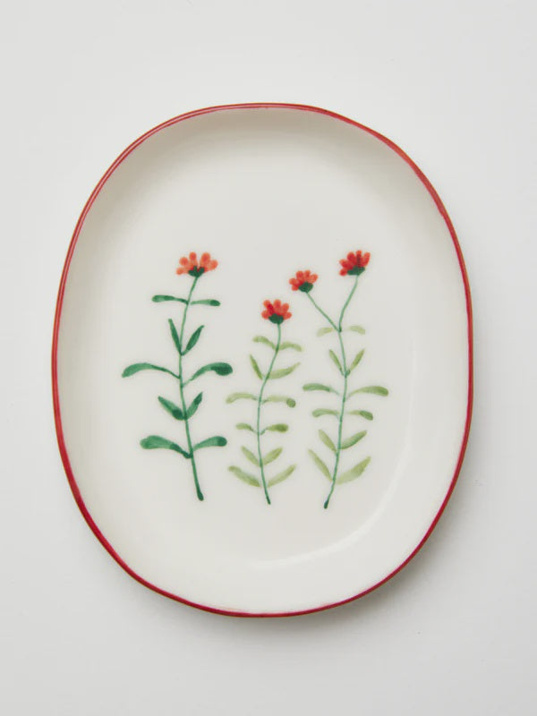 Blossom Red Dish