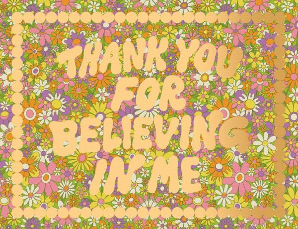 Believe In Me Foil Greeting Card