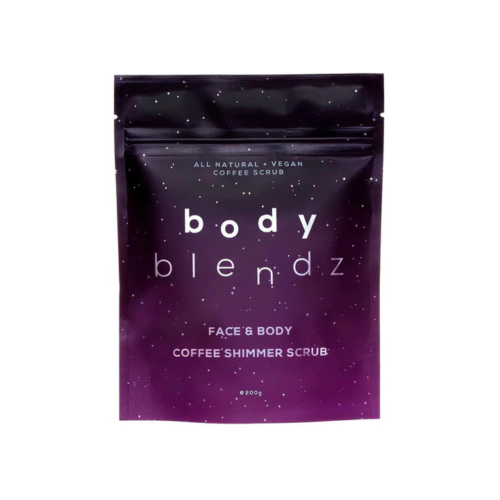 Body Blendz Face &amp; Body Coffee Shimmer Scrub