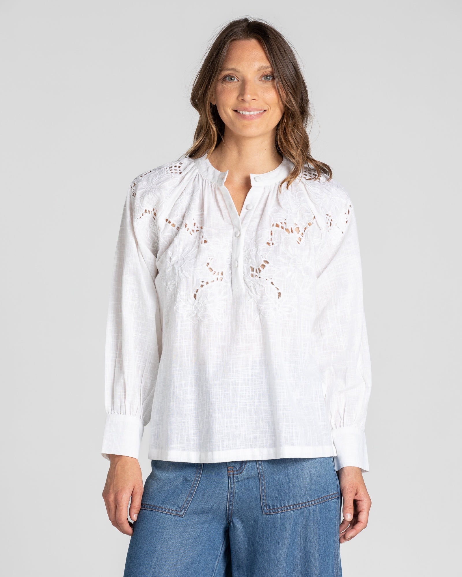 Nyah Embroidered Top