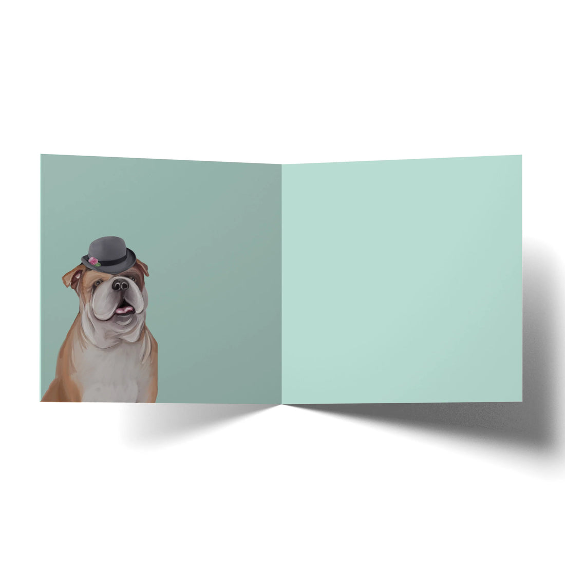 Bulldog News Greeting Card