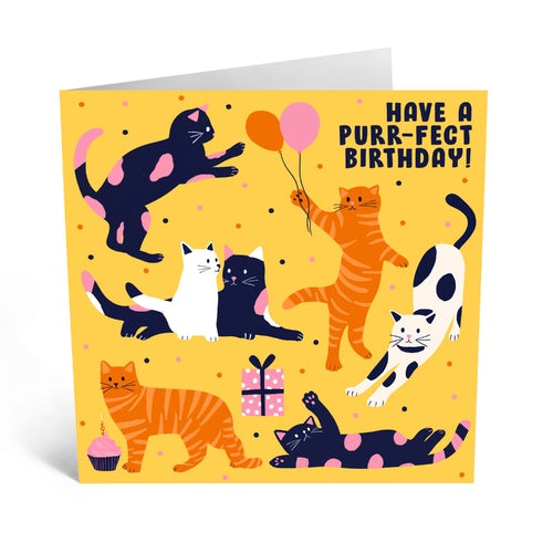 Have A Purr-Fect Birthday Greeting Card