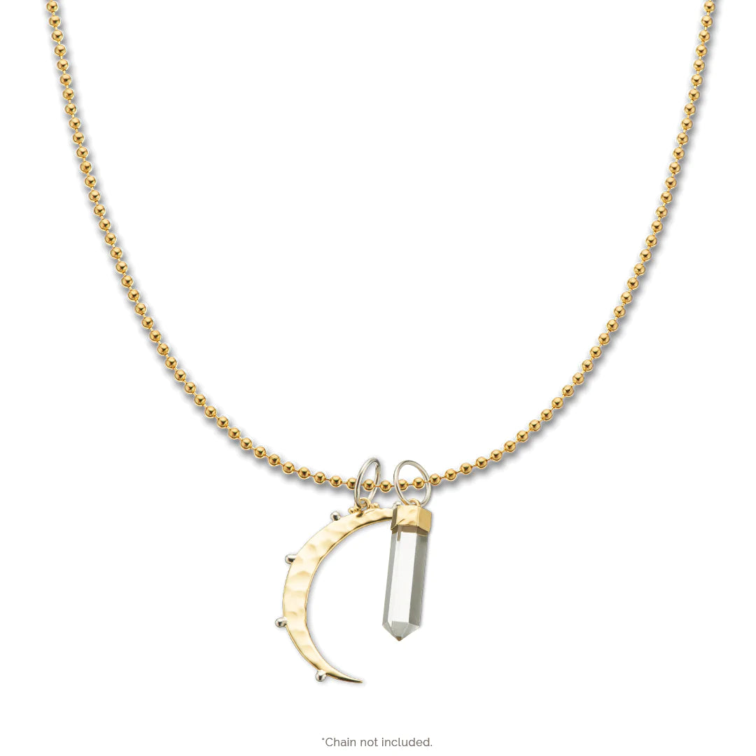 Crescent moon charm