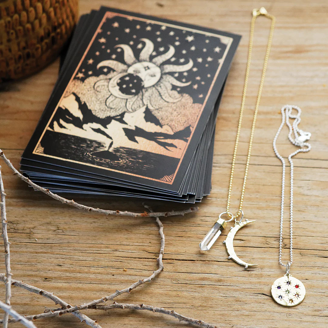 Crescent moon charm