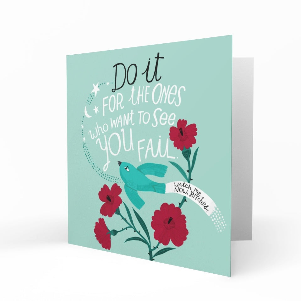 Do It For The Ones Greeting Card