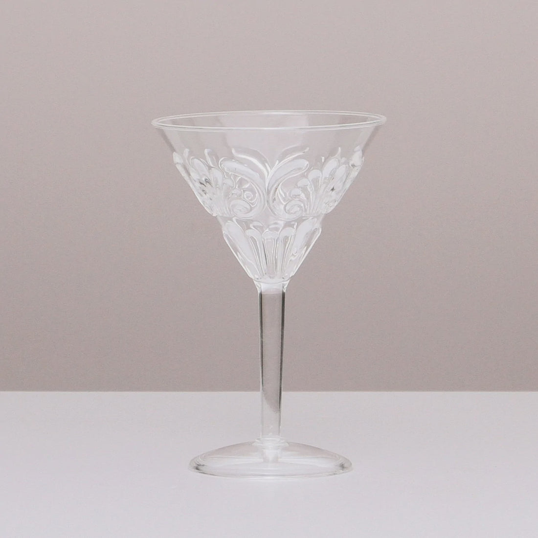 Pavilion Acrylic Martini Glass Clear