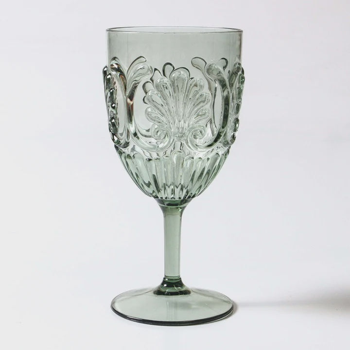 Flemington Acrylic Wine Glass Green