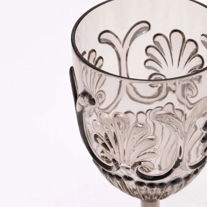 Flemington Acrylic Wine Glass Smoke