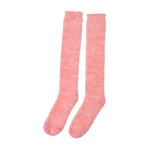 Fuzzy Bed Socks - Coral