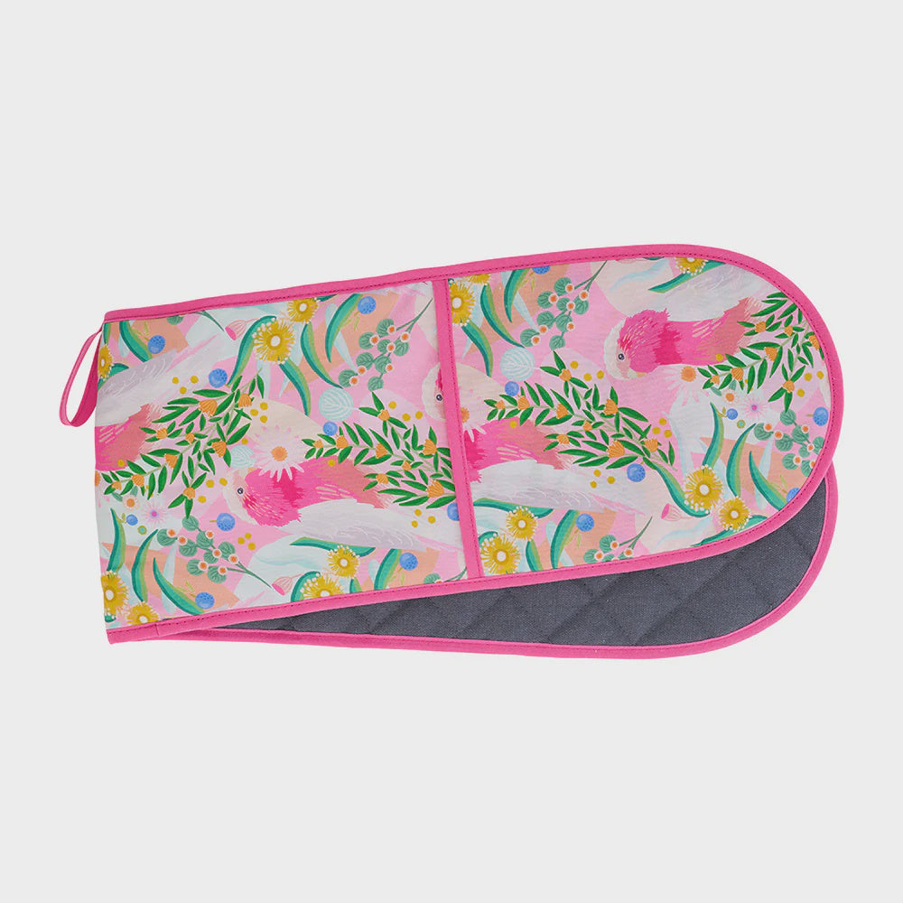 Cotton Double Oven Mitt - Galah