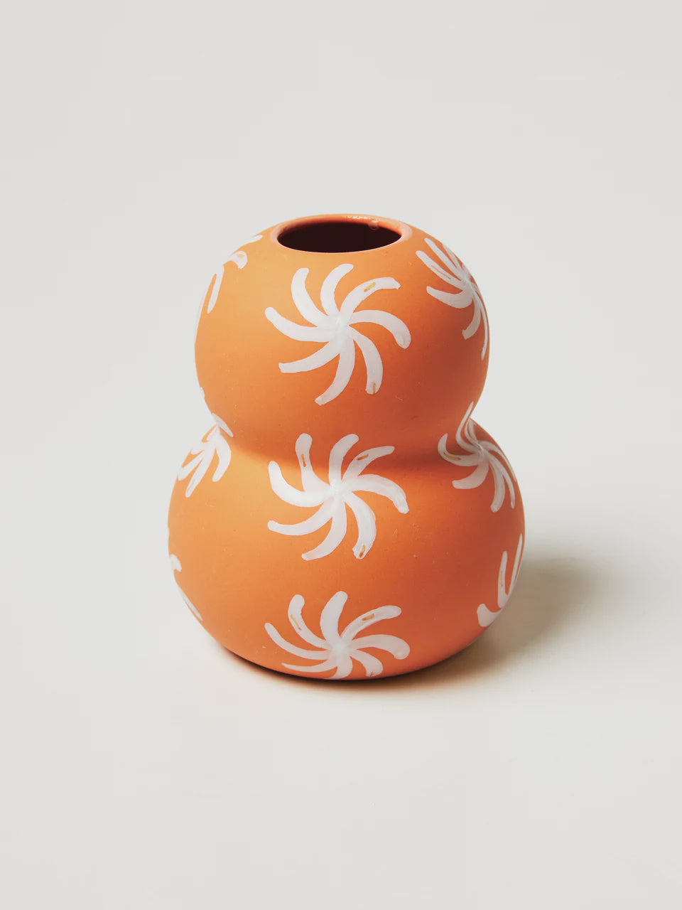 Happy Vase - Swirl Orange
