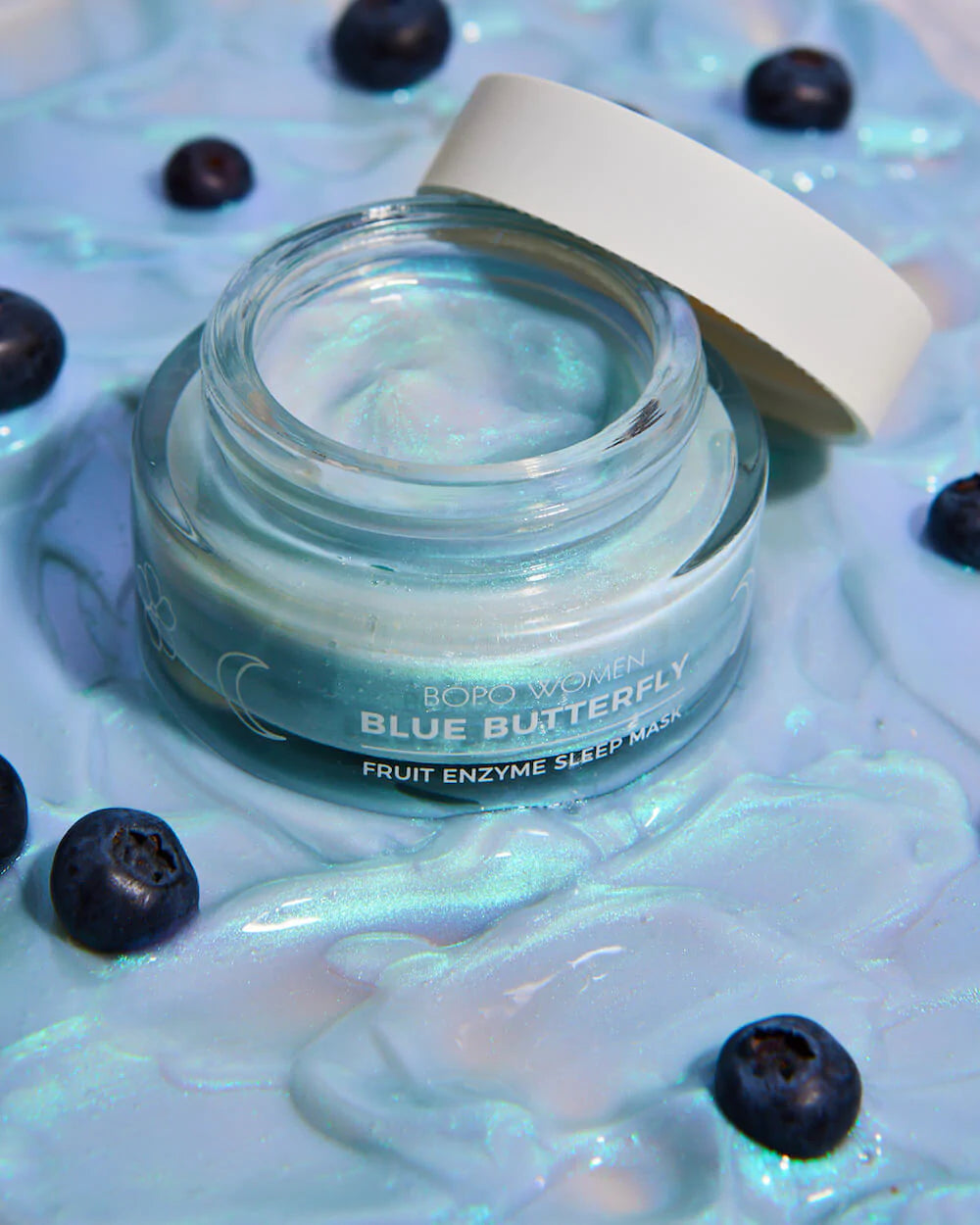 Blue Butterfly Enzyme Sleep Mask