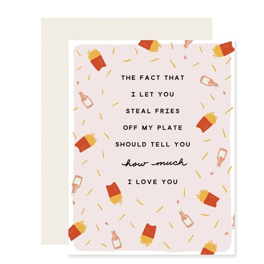 Fry Love Greeting Card