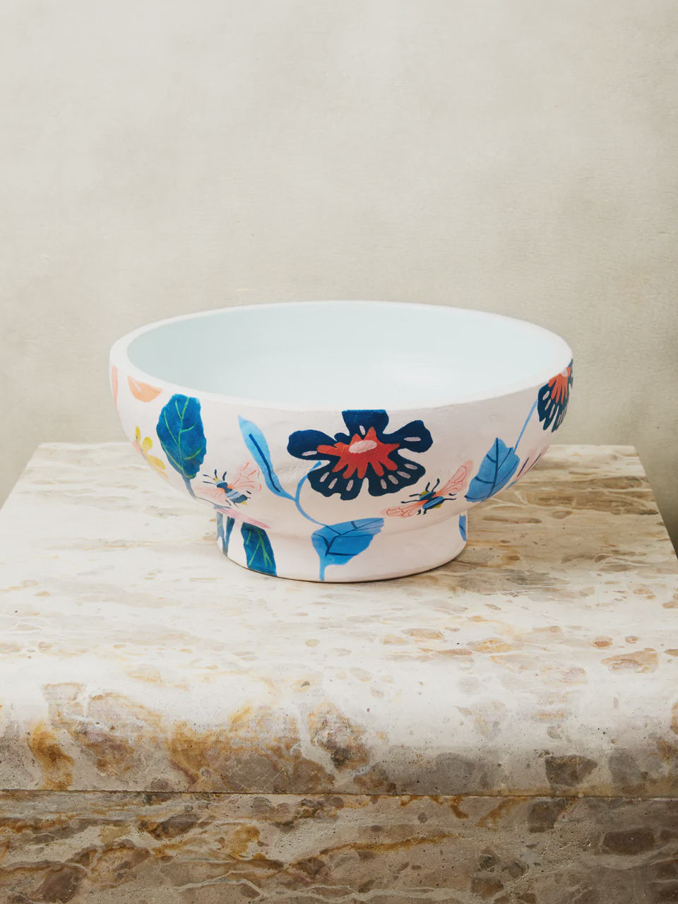 Jones & Co Meadow Bowl White