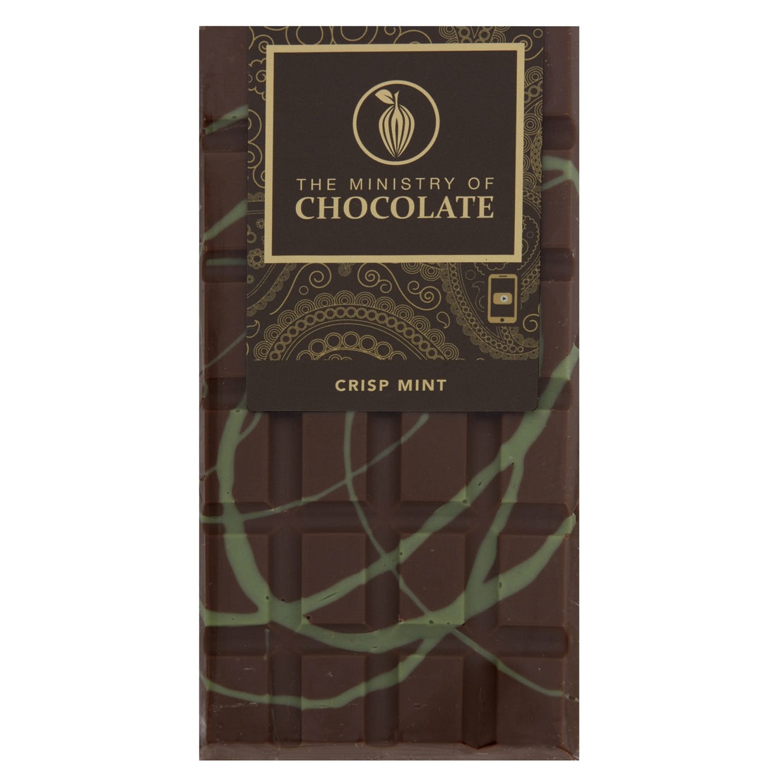Crisp Mint – 100g Milk Chocolate Bar