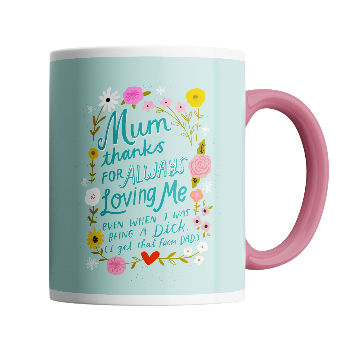 Mum, Thanks For Always Loving Me Mug