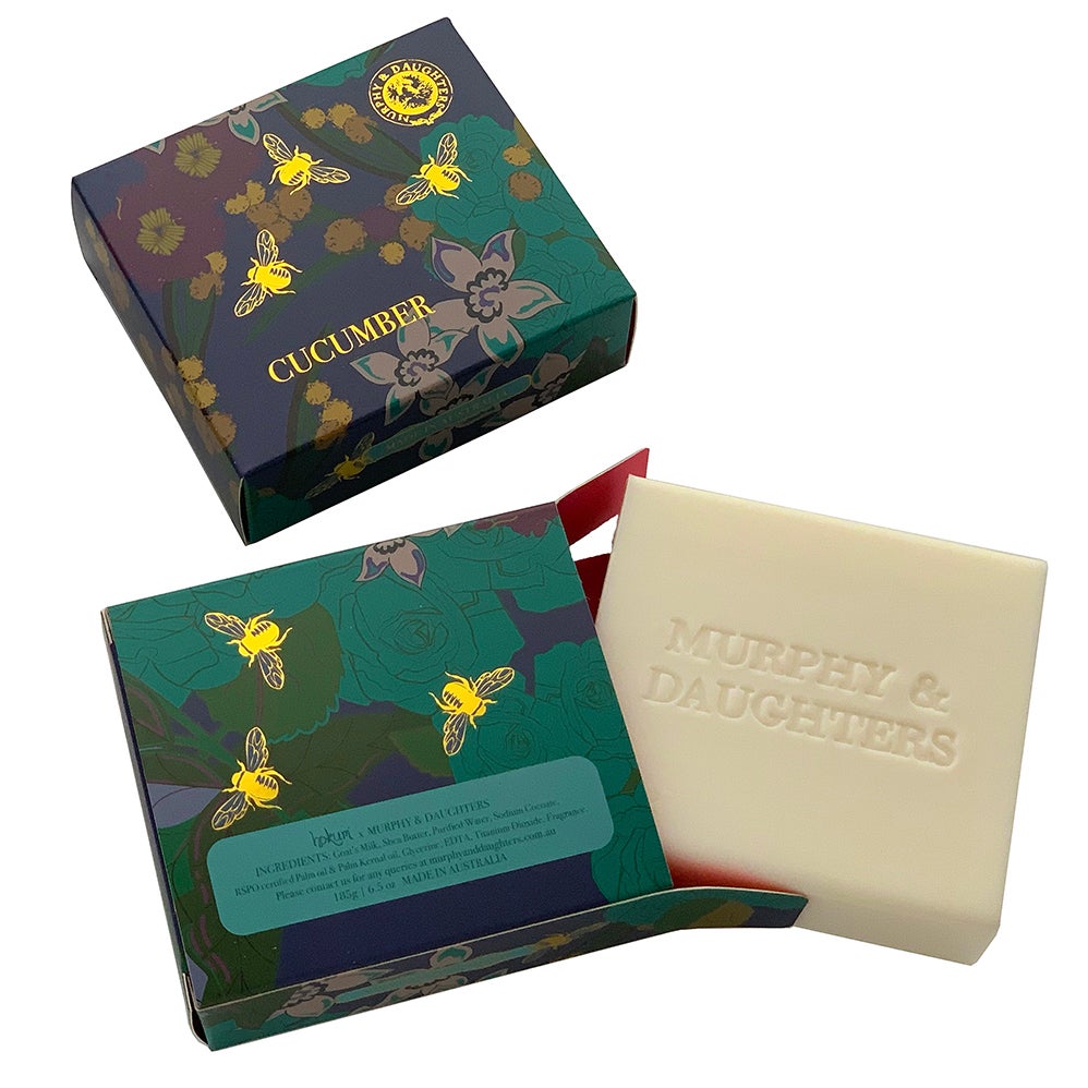 Murphy &amp; Daughters Boxed Soap - Cucumber