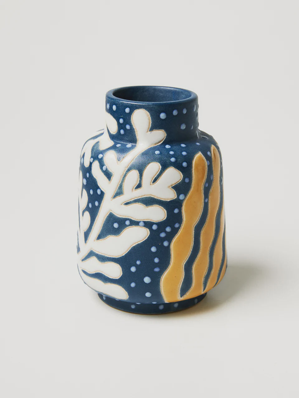 Jones &amp; Co Ondine Blue Vase