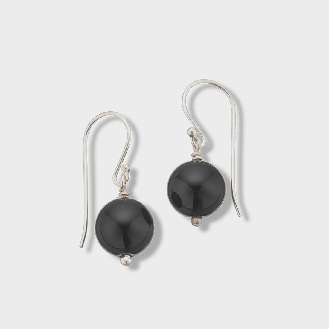 Onyx healing gem earrings