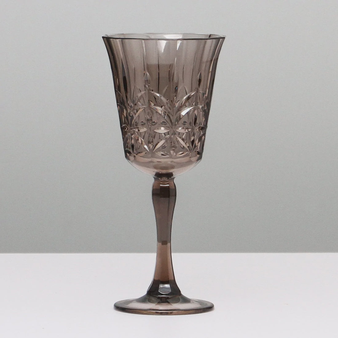 Pavilion Acrylic Wine Glass Smoke