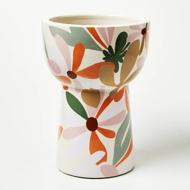 Pedestal Planter Floral