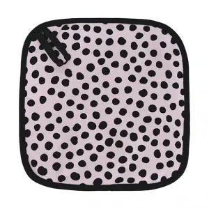 Annabel Trends Pink Polka Pot Holder