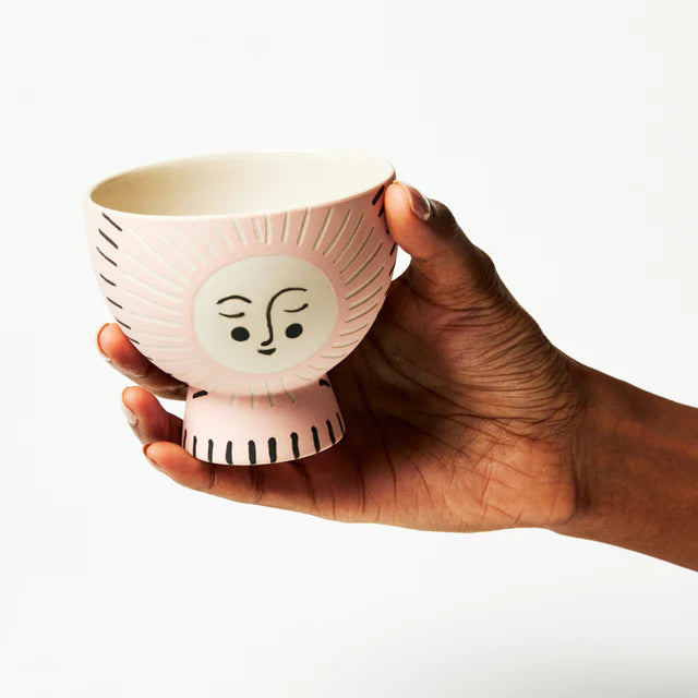 Pocket Planter Smiling Sun - Pink